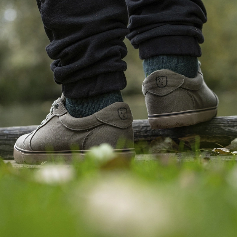Fox Khaki Canvas Shoes